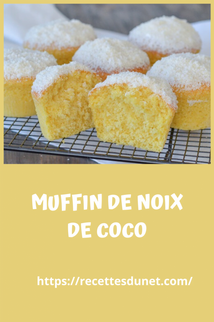 muffins à la noix de coco